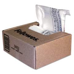 Fellowes Shredder Waste Bags, 6-7 gal Capacity, 100/Carton (36052)