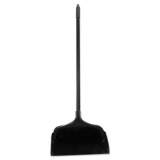 Rubbermaid Commercial Lobby Pro Upright Dustpan with Wheels, 12.5w x 37h, Polypropylene with Vinyl Coat, Black (253100BK)