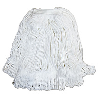 Pro Loop Web/Tailband Mop Head, White, #32, Rayon, 1.3" Headband, 12/Carton (4032R)