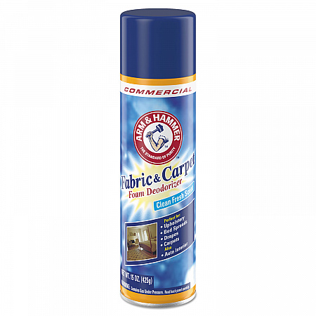 Fabric and Carpet Foam Deodorizer, Fresh, 15 oz Aerosol Spray (3320000514EA)