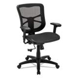 Alera Elusion Series Mesh Mid-Back Swivel/Tilt Chair, Supports Up to 275 lb, 17.9" to 21.6" Seat Height, Black (EL42B18)