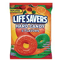 Hard Candy, Original Five Flavors, 6.25 oz Bag (88501)