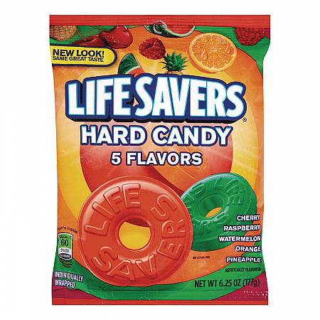 Hard Candy, Original Five Flavors, 6.25 oz Bag (88501)