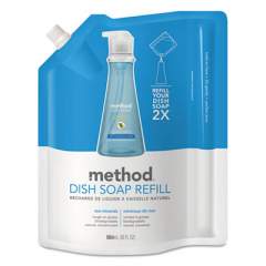 Method Dish Soap Refill, Sea Minerals, 36 oz Pouch, 6/Carton (01315)