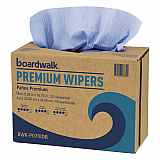 Hydrospun Wipers, 8.26 x 16.75, Blue, 100 Wipes/Box, 10 Boxes/Carton (P070IDB)
