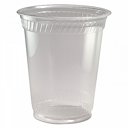 Kal-Clear PET Cold Drink Cups, Squat, 12 oz to 14 oz, Plastic, Clear, 50/Sleeve, 20 Sleeves/Carton (KC1214)