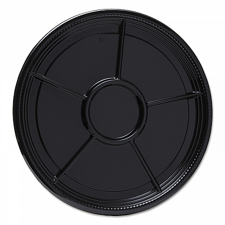 Caterline Casuals Thermoformed Platters, 6 Compartments, 16