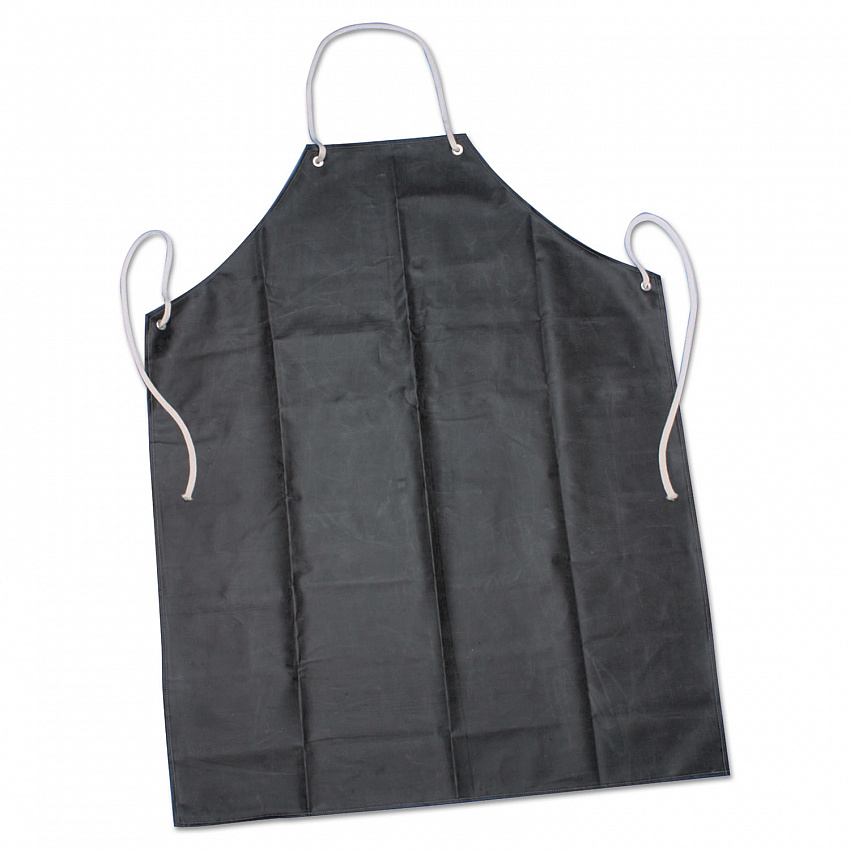 8415006345023, SKILCRAFT Laboratory Apron, Rubber/Aluminum/Nylon, 35 x 45, One Size Fits Most, Black (6345023)