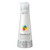Method 8X Laundry Detergent, Free and Clear, 20 oz Bottle, 6/Carton (01126CT)