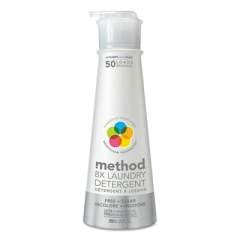 Method 8X Laundry Detergent, Free and Clear, 20 oz Bottle, 6/Carton (01126CT)