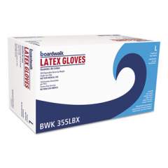 Boardwalk General Purpose Powdered Latex Gloves, Large, Natural, 4 2/5 mil, 1000/Carton (355LCT)
