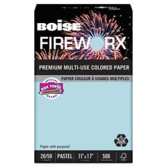 Boise FIREWORX Premium Multi-Use Paper, 20lb, 11 x 17, Bottle Rocket Blue, 500/Ream (MP2207BE)