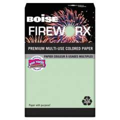 Boise FIREWORX Premium Multi-Use Paper, 24lb, 8.5 x 11, Popper-mint Green, 500/Ream (MP2241GN)