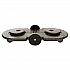 BRUTE Tandem Dolly, Two-Container, 300 lb Capacity, 20.25w x 45d x 8h, Black (264600BLA)