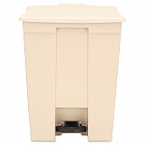 Legacy Step-On Receptacle, 18 gal, Polyethylene, Beige (614500BG)
