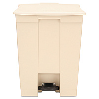 Legacy Step-On Receptacle, 18 gal, Polyethylene, Beige (614500BG)