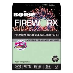 Boise FIREWORX Premium Multi-Use Paper, 20lb, 8.5 x 11, Popper-mint Green, 500/Ream (MP2201GN)