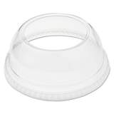 Dart Open-Top Dome Lid For 9-22 Oz Plastic Cups, Clear, 1.9"dia Hole, 1000/carton (DLW662)