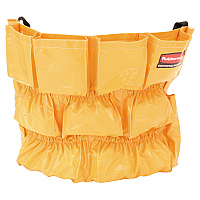 Brute Caddy Bag, 12 Compartments, 20" Diameter, Yellow (264200YW)