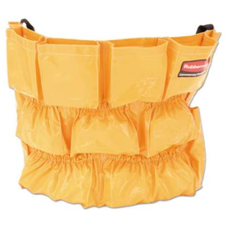 Rubbermaid Commercial Brute Caddy Bag, 12 Pockets, Yellow (264200YW)