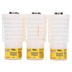 Rubbermaid Commercial Tcell Microtrans Odor Neutralizer Refill, Tropical Sunrise, 48 Ml, 6/carton (402472CT)