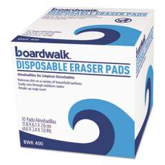 Boardwalk Disposable Eraser Pads, 10/Box (600BX)