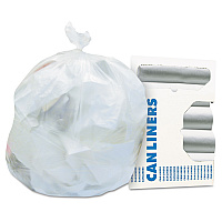 High-Density Waste Can Liners, 7 gal, 6 mic, 22" x 20", Natural, 2,000/Carton (Z4022RNR01)