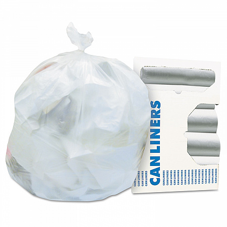 High-Density Waste Can Liners, 7 gal, 6 mic, 22