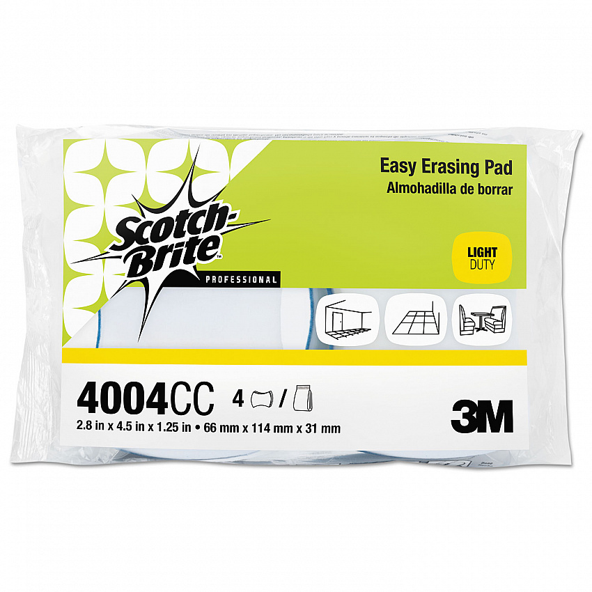Easy Erasing Pad 4004, 2.8 x 4.5, Blue/White, 12/Carton (55658)