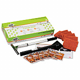 Quick Clean Griddle Cleaning System Starter Kit, 4 x 5.24, Orange (85793)