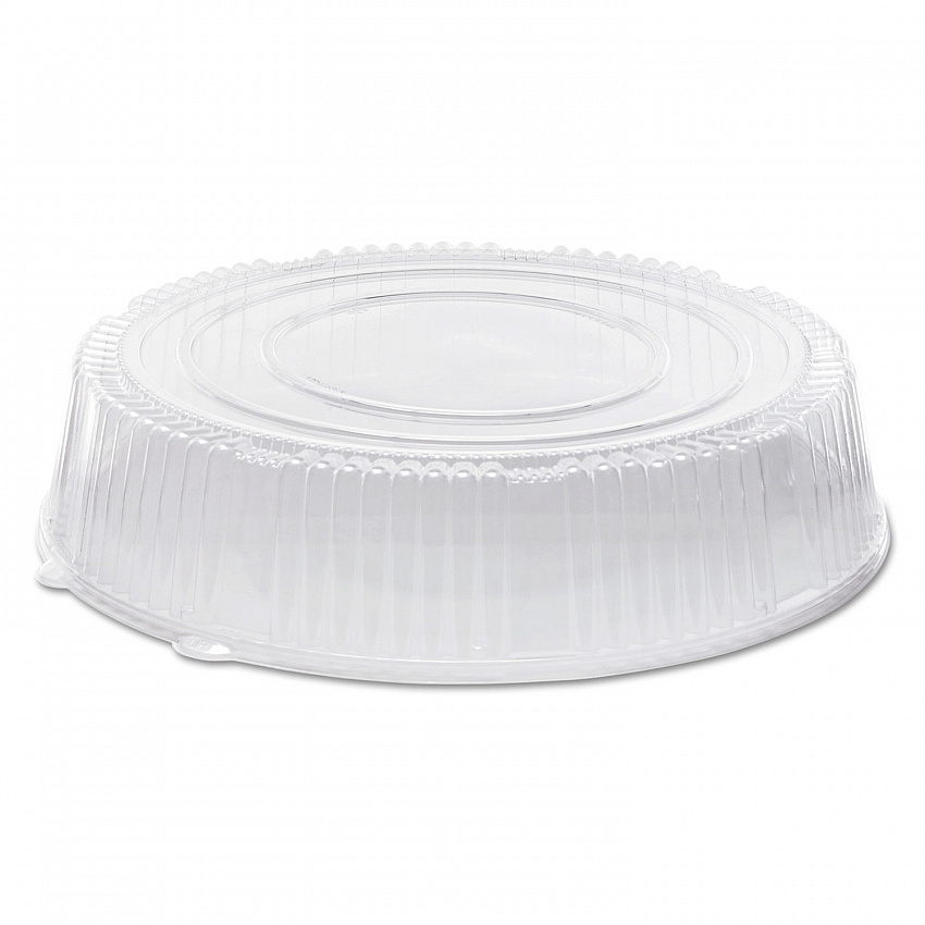 Caterline Dome Lids, 18" Diameter x 3.63" h, Clear, Plastic, 25/Carton (A18PETDMHI)