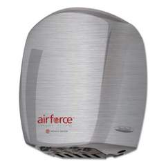 WORLD DRYER Airforce Hand Dryer, Stainless Steel, Brushed (J973A3)