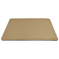 Gold Cake Pads, 1/2 Sheet, 14 x 19, Gold, Paper, 100/Carton (1650)