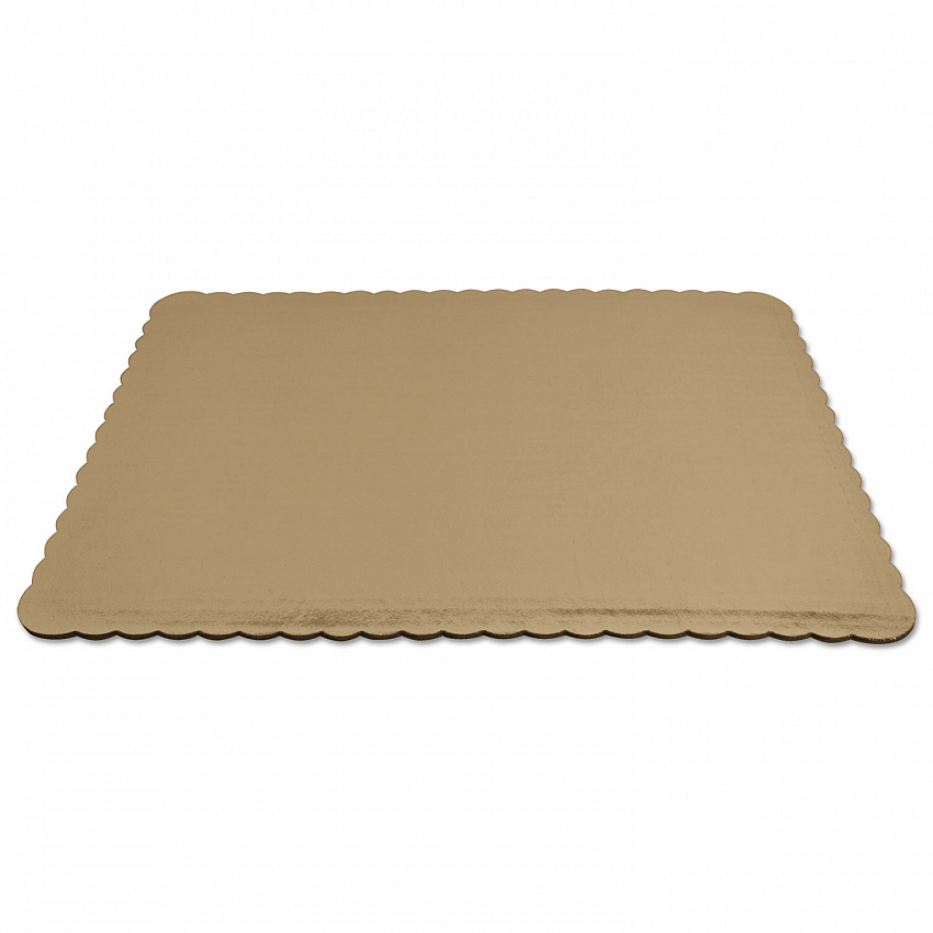 Gold Cake Pads, 1/2 Sheet, 14 x 19, Gold, Paper, 100/Carton (1650)