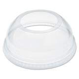 Dart Open-Top Dome Lid, Fits 16 oz to 24 oz Plastic Cups, Clear, 1.9" Dia Hole, 1,000/Carton (DLW626)