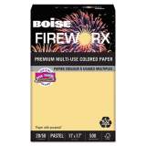 Boise FIREWORX Premium Multi-Use Colored Paper, 20lb, 11 x 17, Boomin' Buff, 500/Ream (MP2207BF)