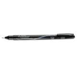 AbilityOne 7520016459512 SKILCRAFT Permanent Impression Porous Point Pen, Stick, Fine 0.5 mm, Blue Ink, Black Barrel, Dozen
