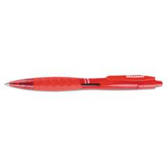 AbilityOne 7520016451149 SKILCRAFT VISTA Ballpoint Pen, Retractable, Bold 1.4 mm, Red Ink, Translucent Red Barrel, Dozen