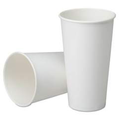 AbilityOne 7350016457876, SKILCRAFT, Disposable Paper Cups for Cold Beverages, 32 oz, White, 500/Box