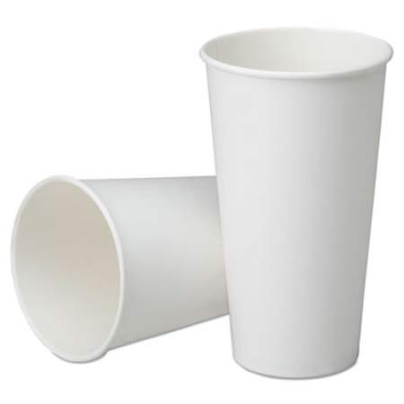 AbilityOne 7350016457876, SKILCRAFT, Disposable Paper Cups for Cold Beverages, 32 oz, White, 500/Box
