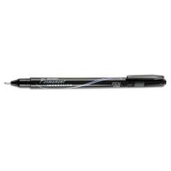 AbilityOne 7520016459515 SKILCRAFT Permanent Impression Porous Point Pen, Stick, Fine 0.5 mm, Black Ink, Black Barrel, Dozen