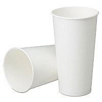 7350016457875, SKILCRAFT Disposable Paper Cups for Cold Beverages, 21 oz, White, 1,000/Box (6457875)