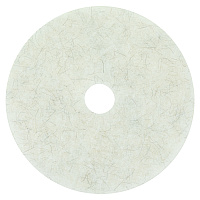 Ultra High-Speed Natural Blend Floor Burnishing Pads 3300, 27" Diameter, White, 5/Carton (20326)