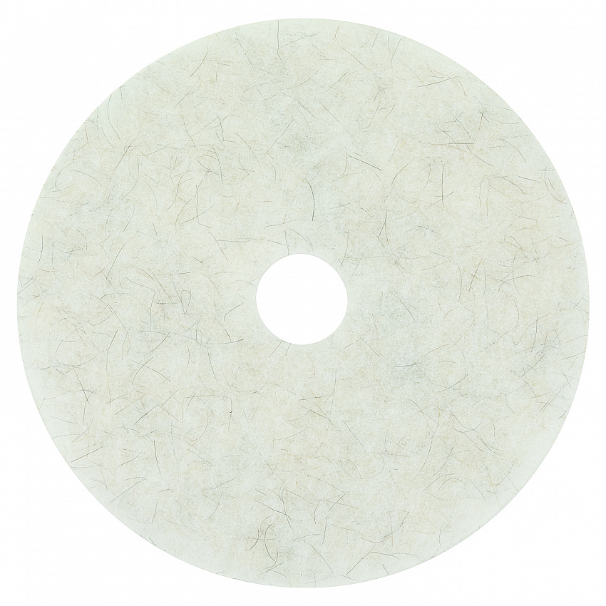 Ultra High-Speed Natural Blend Floor Burnishing Pads 3300, 20" Diameter, White, 5/Carton (18210)