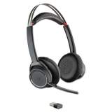 poly Voyager Focus UC Stereo Bluetooth Headset System with Active Noise Canceling (202652101)