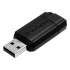 Verbatim PinStripe USB Flash Drive, 16 GB, Black (49063)