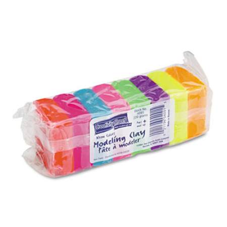 Creativity Street Modeling Clay Assortment, 27.5 g of Each Color, Assorted Neon, 220 g (4091)