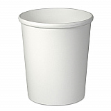 Flexstyle Double Poly Paper Containers, 32 oz, White, Paper, 25/Pack, 20 Packs/Carton (H4325U)