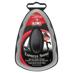 KIWI Express Shine Sponge, Black, 7 mL, 12/Carton (643982)