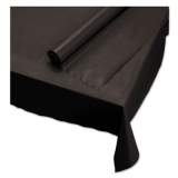 Hoffmaster Plastic Roll Tablecover, 40" x 100 ft, Black (113003)